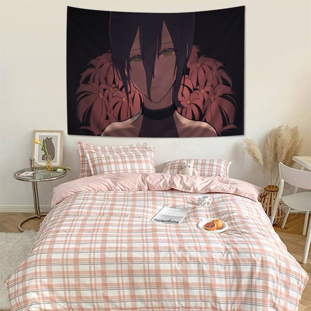 Chainsaw Man The Movie Reze Arc Colorful Tapestry Wall Hanging Cheap Hippie Wall Hanging Bohemian Wall Tapestries Mandala