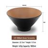 Large Frosted Melamine Ramen Bowl - Japanese-Style Restaurant Noodle Bowl for Mala Tang, Luosifen, Soup, and Rice Noodles
