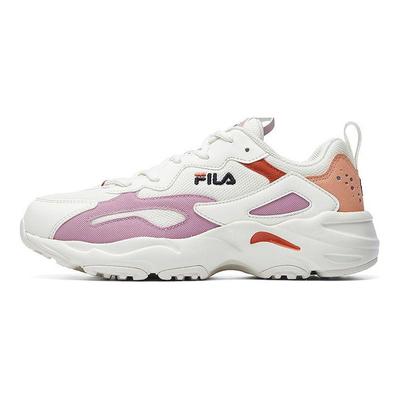 Tracer Fabric Synthetic Leather Round Toe Comfortable Shock Absorbing Wear Resistant Breathable Low Top Dad Shoes Women Sneaker F12W041104FSP