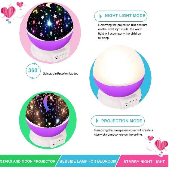 Star Projector Night Light for Kids, Birthday Fun Gifts for 1-4-6-14 Year Old Toy Gift for 3-9 Year Old Boys, Projection Lamp for Kids Bedroom, for
