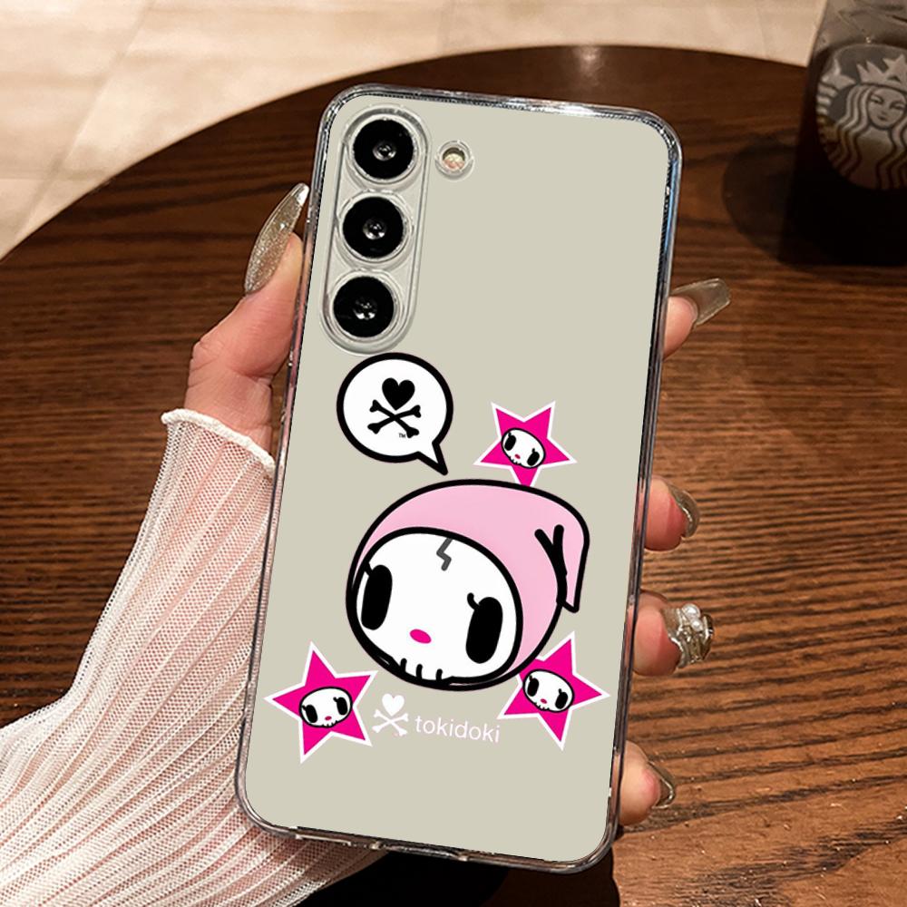 T-Tokidokis Unicorno stellina Phone Case Silicone For Samsung S30,23,21,22,20 FE lite,S10,9,PIus Note20ultra Soft Transparent