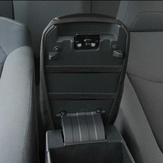 Black Fit For Toyota Corolla - Car Leather Armrest Cover Protect Console