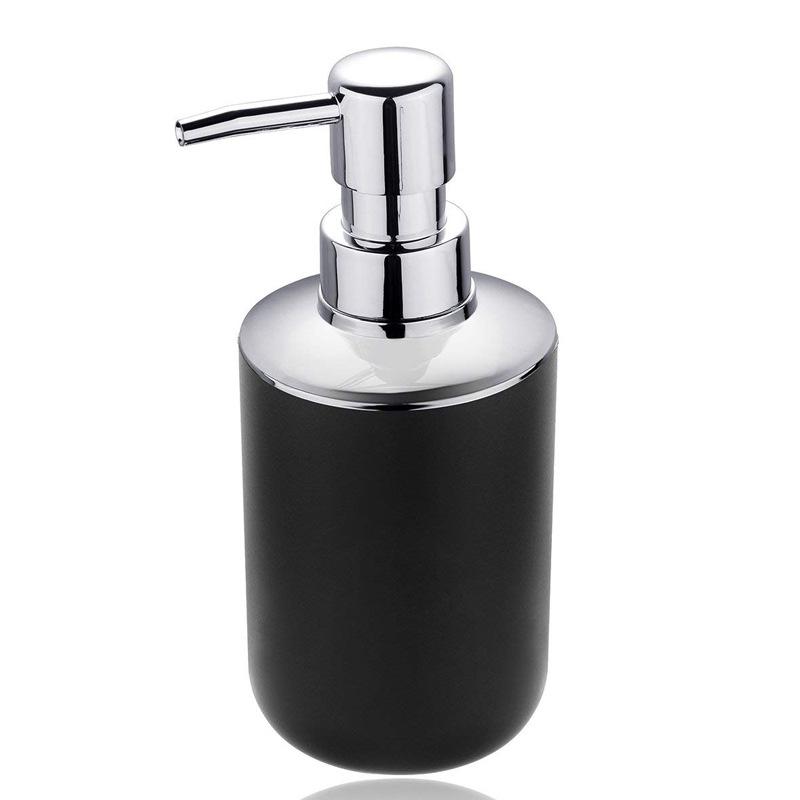 Shengtai Plastic Bathroom Set: Electroplated Trash Can, Toothbrush Holder, Soap Dish - 6 Pieces