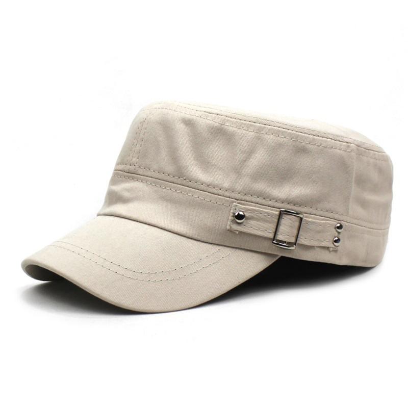

Four Seasons Flat Top Hat Men S Simple Peaked Hat Fashion Baseball Cap Casual Cap, Commuter Sunshade Hat бежевий