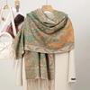 New Shawl Warm Winter Scarf Hijab Women Print Paisley Cashmere Pashmina Thick Wrap Head Neck Foulard Luxury  Blanket Echarpe
