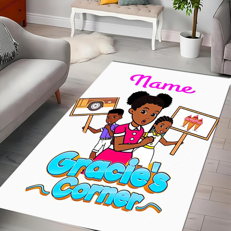 Custom personalization Gracies Corner Area Rug - Perfect For Kitchen, Bathroom,Laundry Room Decor Large Size Available,Gift All Seasons