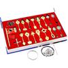 Fairy Tail Keychain Set: 35 Celestial Spirit Keys & Zodiac 12 Houses with Keyring