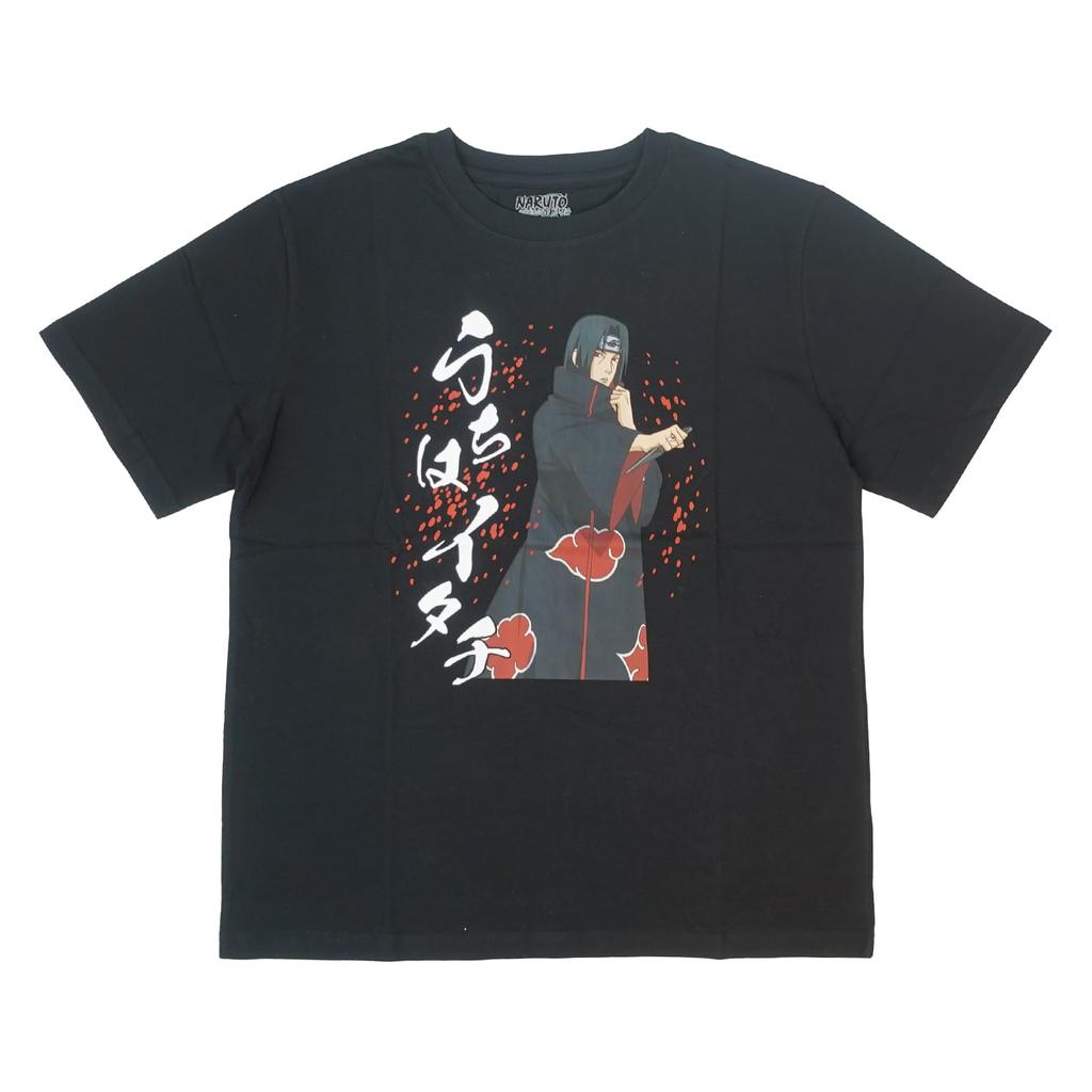 FinePlus Short Sleeve Naruto Shippuden T-Shirt, Uchiha Itachi Character Merchandise