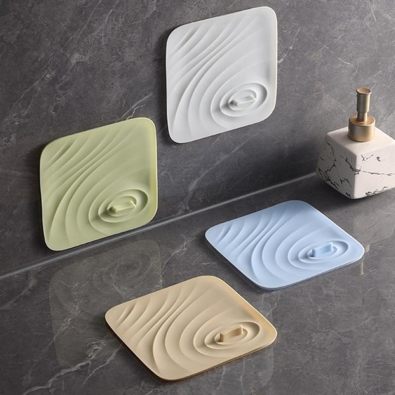 Flexible Shower Drain Seal Cover Universals Toilet Floor Drain Cover Deodorant Pad Nonslip Basins Stopper Sealing Cap
