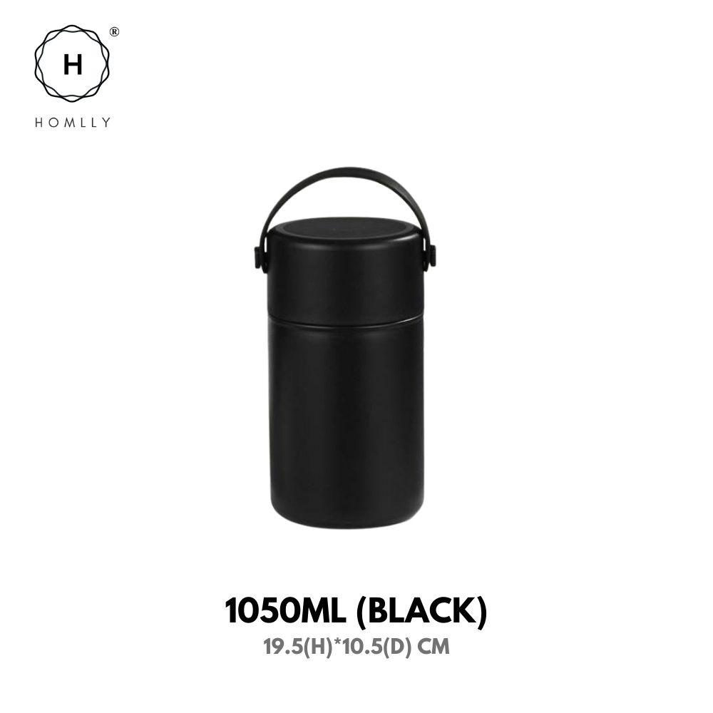 Homlly Basic Stainless Steel Thermal Portable Lunch Food Soup Containers Mug (800ML/1000ML )