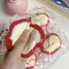 Red Apple Strawberry Egg Tart Strawberry Cream Bar Stress Relief Toy Sensory Toy For Kids Adults Anxiety Relaxation