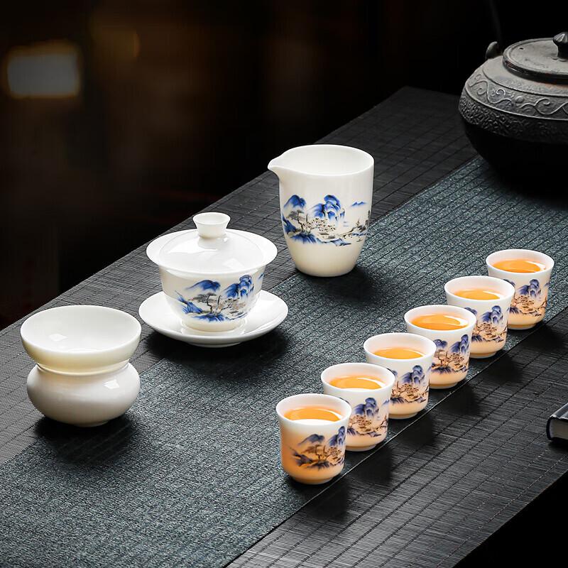 Tang Hui Landscape Ceramic Teaware Set
