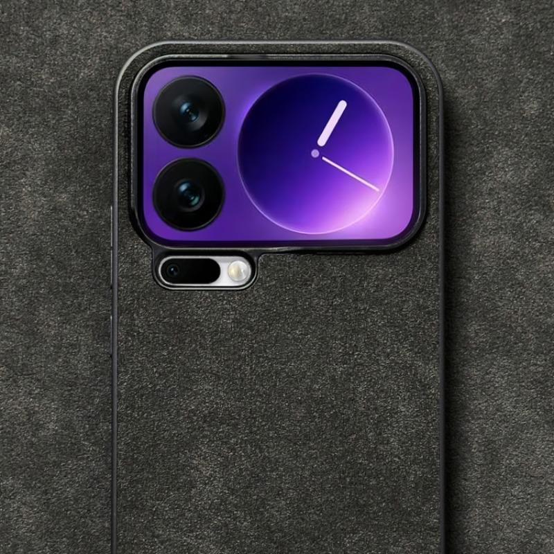 Premium Alcantara Mobile Phone Case for Xiaomi 17 Pro Max Mi 17Pro TPU+PC Back All-inclusive Suede Leather Slim Cover