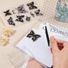 Accurate Grid Acrylic Stamp Positioning Tool Transparent Block for Custom Ink Stamps Journaling Supplies Crafting Embossing