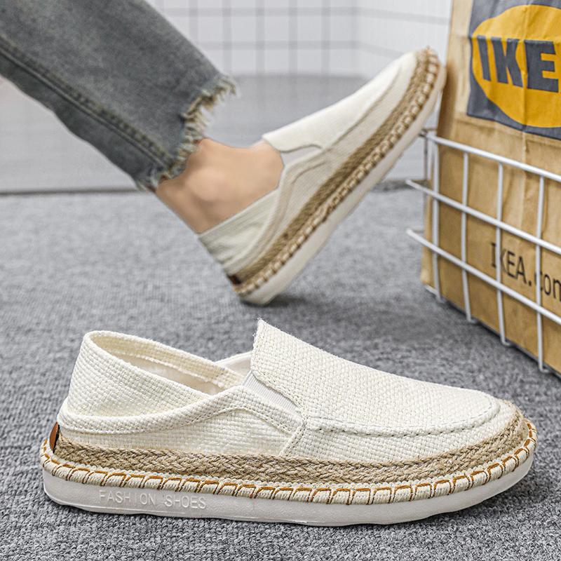 Men'S Shoes Spring And Autumn Lazy Pedal Lasagna Men'S Casual Sports Breathable Cloth Shoes