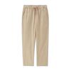 Giordano Men's Breathable Linen Blend Cropped Casual Pants