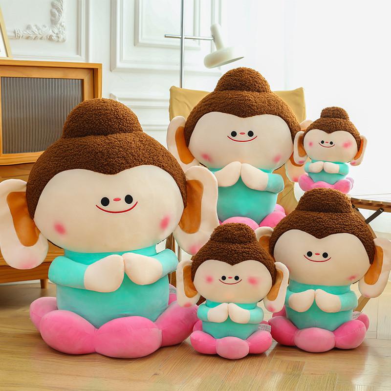 Peluche Loto Grotta Buddha Bambola Morbida Ripiena Per Bambine