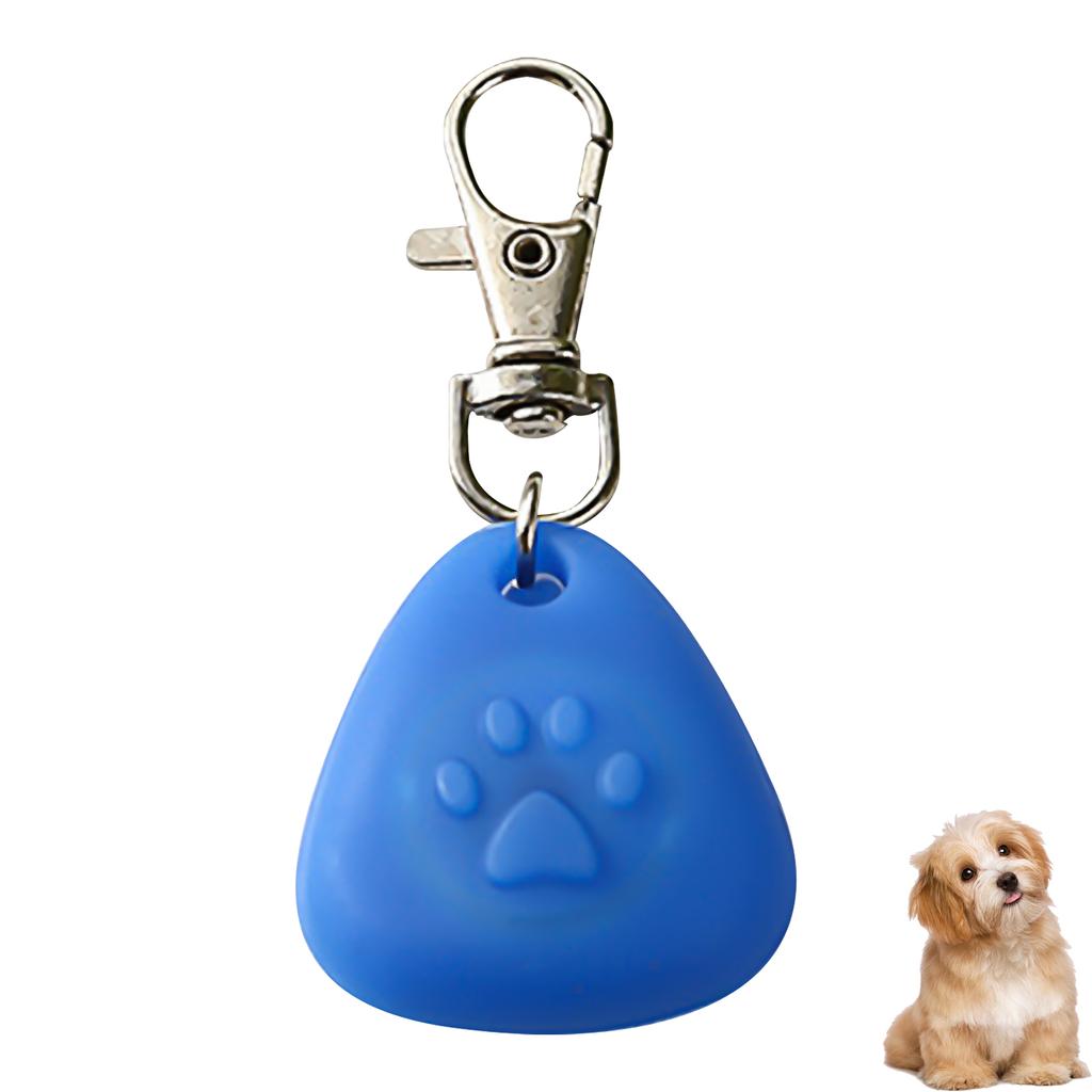 LED Silicone Triangle Pendant Light for Pets Anti-Lost Dog Tag Night Glowing Collar Accessory Backpack Light