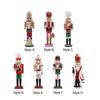 Festive Wooden Nutcracker Figure for Holiday Party Decorations
