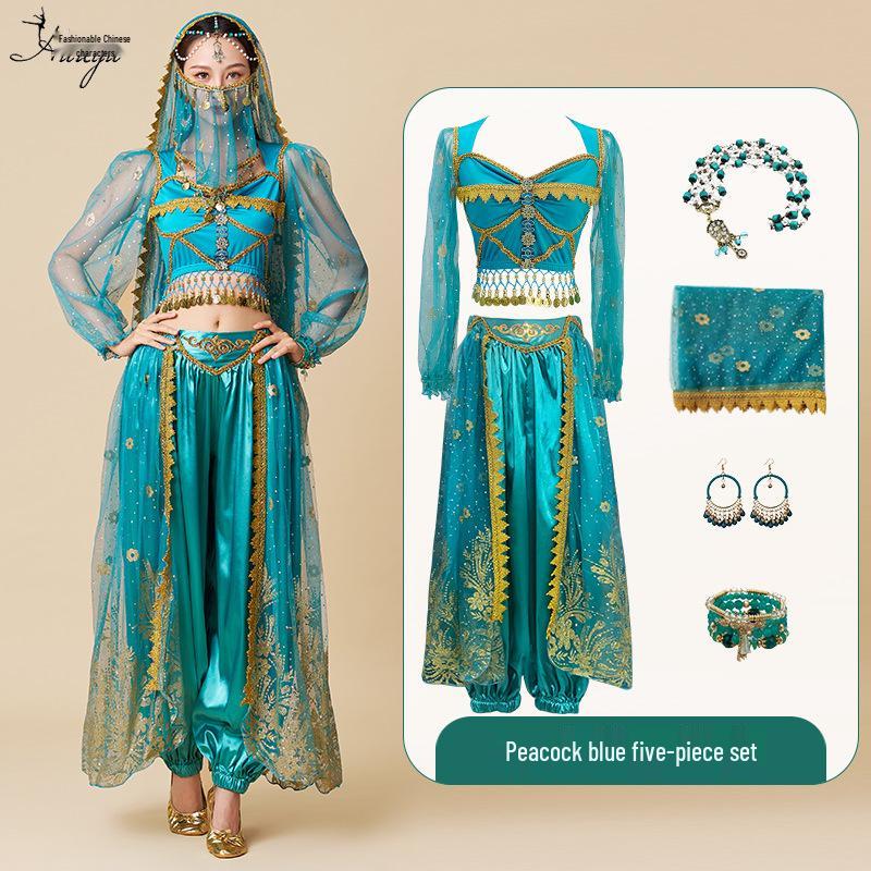 Halloween Jasmine-Inspired Adult Dance Costume Set