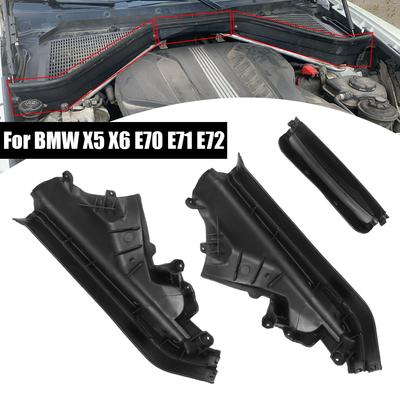 51717169419 51717169420 51717169421 För BMW X5 X6 E70 E71 E72 Bil Motor Övre Fack Avdelningspanel Set Vänster Höger 3st