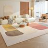 Living Room Carpet Soft Fluffy Comfortable Bedroom Bedside Floor Mat Geometric Pattern Rug Large Size Home Decoration Rugs