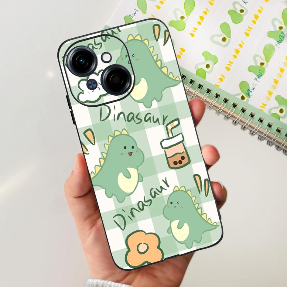 For Phone Case Tecno Spark Go 1 Cover 2024 Popular Flower Soft Silicone Back Protective Cover For Tecno Spark Go 2025 Pop 9 Etui