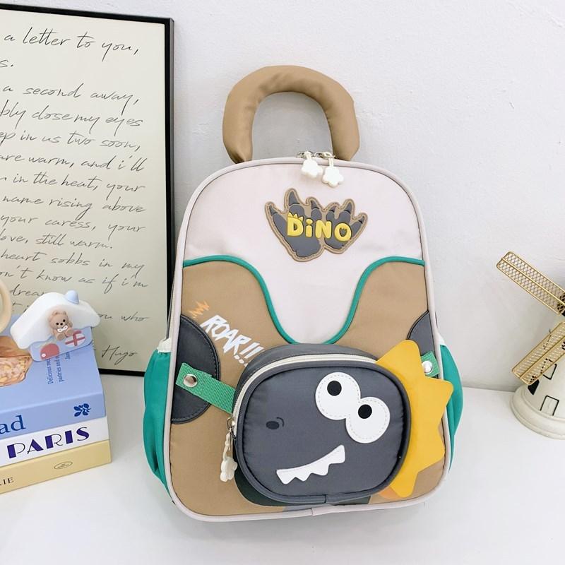 Kids School Backpack With Animal Pattern Lightweight Durable For Educational Use