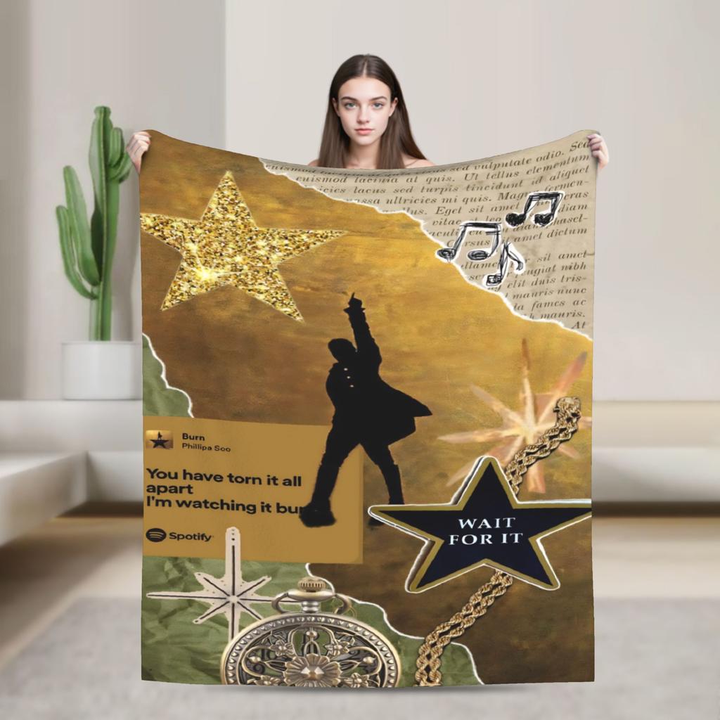 Eliza Angelica und Peggy Hamiltons Decken Flanell Lustig Warm Überwurfdecke für Stuhl Abdeckung Sofa Winter