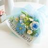 Handmade Gift Bouquet Roses Knitted Artificial Flowers New Knitted  Bouquets  Mother's Day