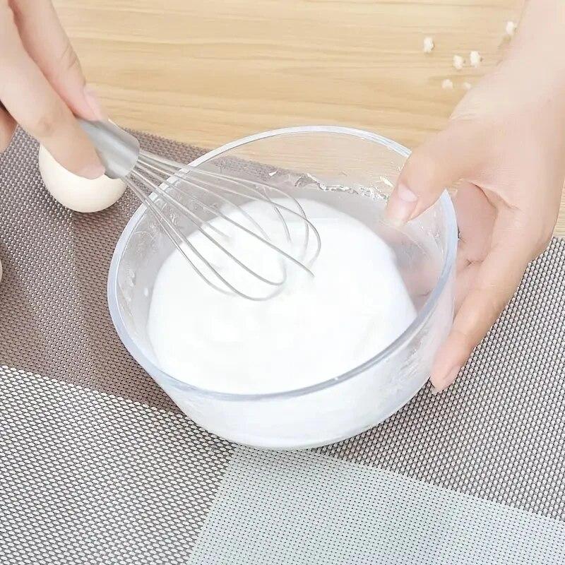 1 ks, Metla, Nerezová ocelová metla na vejce, Mixér, Mixér, Pro mixování, šlehání, šlehání a míchání, Pečící nástroje, Kuchyňské pomůcky