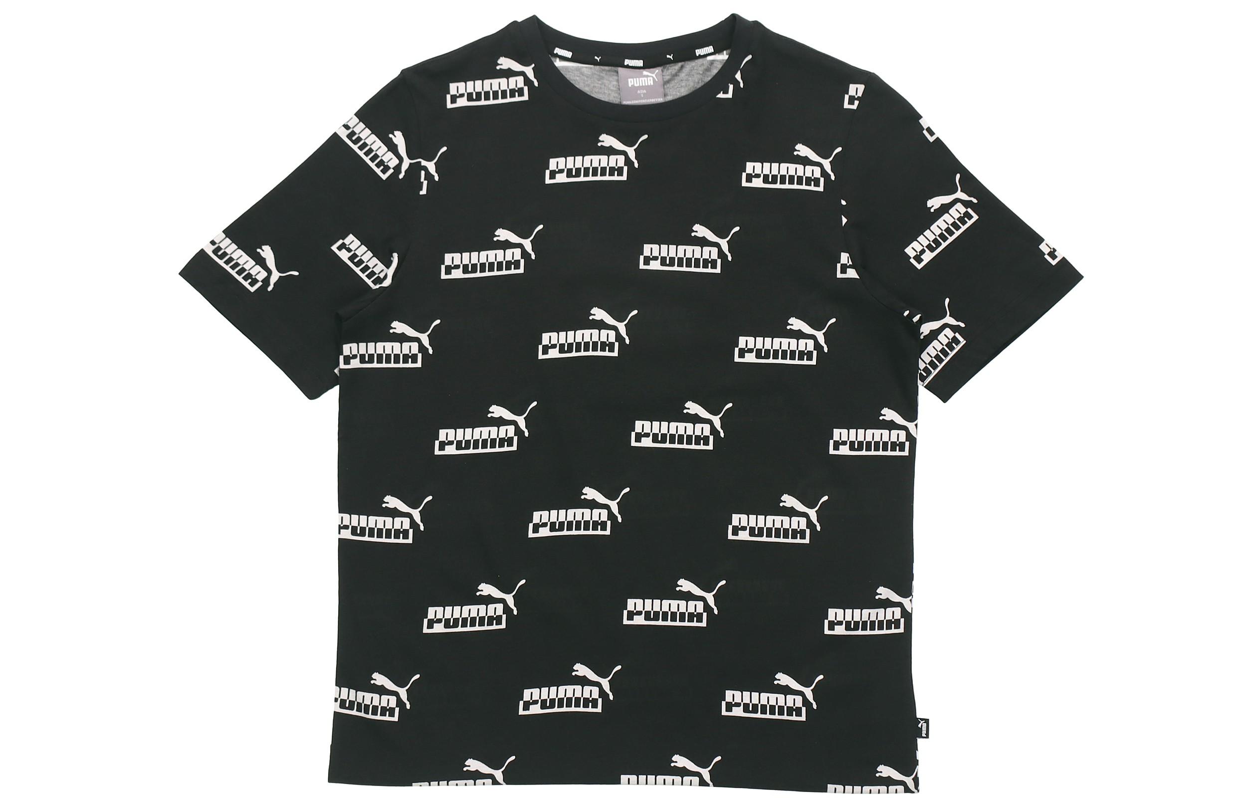 PUMA Футболка с втачным рукавом Мужская Черная 855984-01 XL