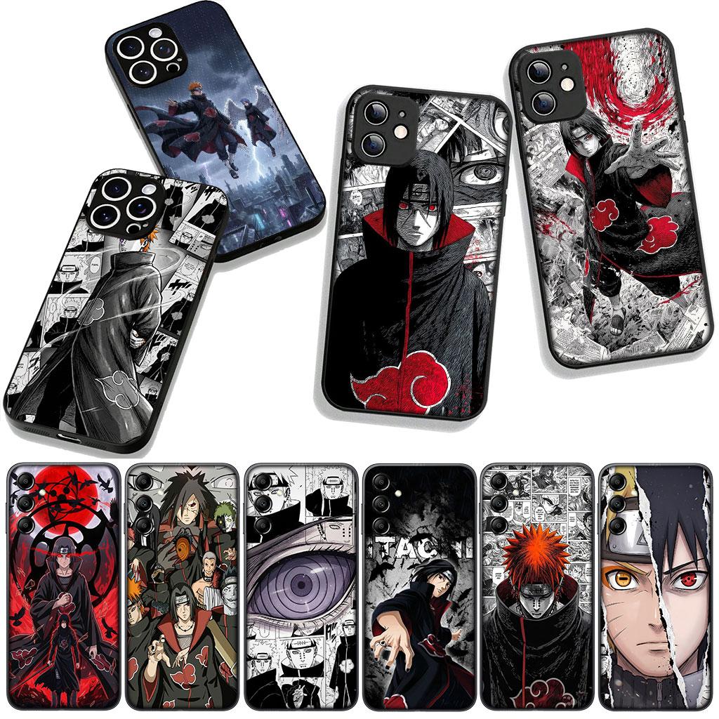 Cover for Apple iPhone 17 16 11 Pro XS Max XR 6 7 8 Plus 16E SE 2020 Air 5 SE2 Phone Case Pain Itachi Narutos Uchiha Sasuke