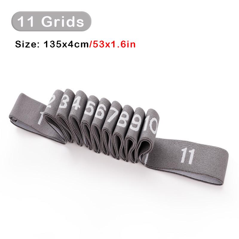 Yoga Pull Strap Belt Multi-Section Elastic Yoga Resistance Bands Latin Dance Stretching Band for Adult Child GYM Fitness Bands