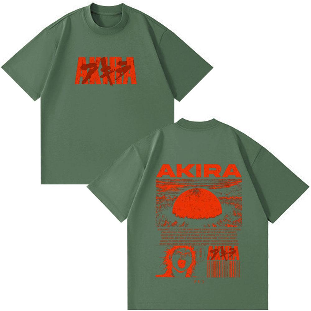 Anime Akira 90s Japanese Science Movie Shotaro Kaneda Tshirts Summer Unisex Women Short Sleeves Tshirts Funny Fashion Style Clothes