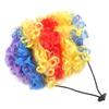 Dog Clown Wig Cute Attractive Unique Pet Funny Wig with Collar and Tie for Small Dogs Cats
