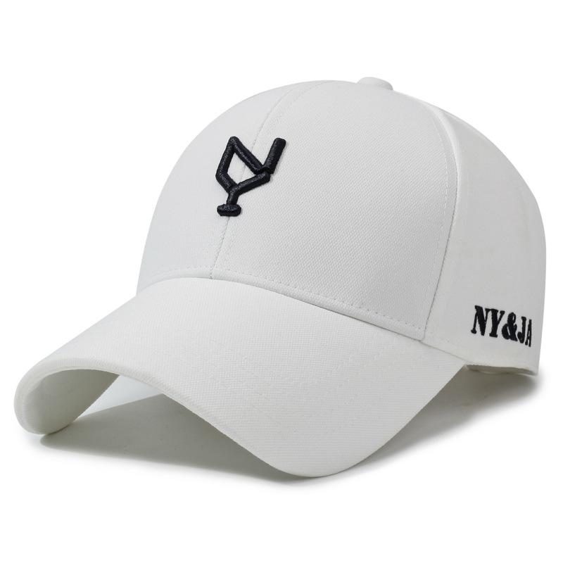 

Men s Outdoor Travel Sun Hat Embroidery Middle-Aged Baseball Cap білий