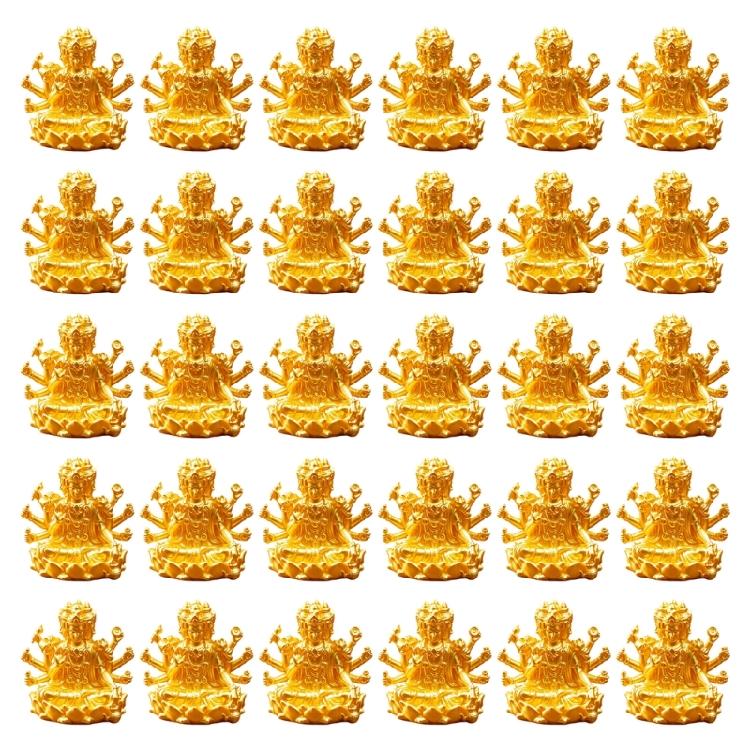 Small Resin Sakyamuni Figurines Decorative Ornament Mini Buddhas Statues Miniature Buddhas Sculptures Home Garden Decors