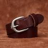 2.8Cm Wide Fashion Versatile Primary Color Belt Women'S Leather First Layer Cowhide College Style Casual Jeans Belt Women