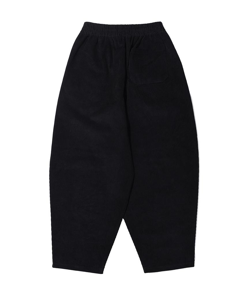 GAKKAI UNIONS One-Pleat Corduroy Balloon Pants Black