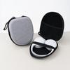 Gray Semi-Circular EVA Headset & Electronics Storage Bag - Portable, Drop-Proof