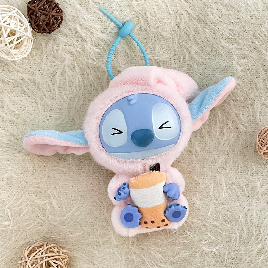 Pajamas Plush Stitch Keychain Stuffed Toy Soft Pp Cotton Filling Gift For Teens