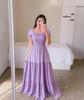 2025 Spring/Summer European & American Women's One-Shoulder Floral Long Fairy Dress