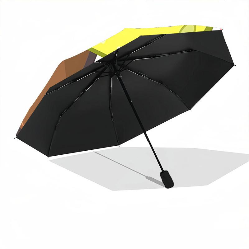 1pc SpongeBob SquarePants Automatic Open/close Folding Portable Umbrella with 8-Rib Structure for Women/Men, All-Season Use A0901110