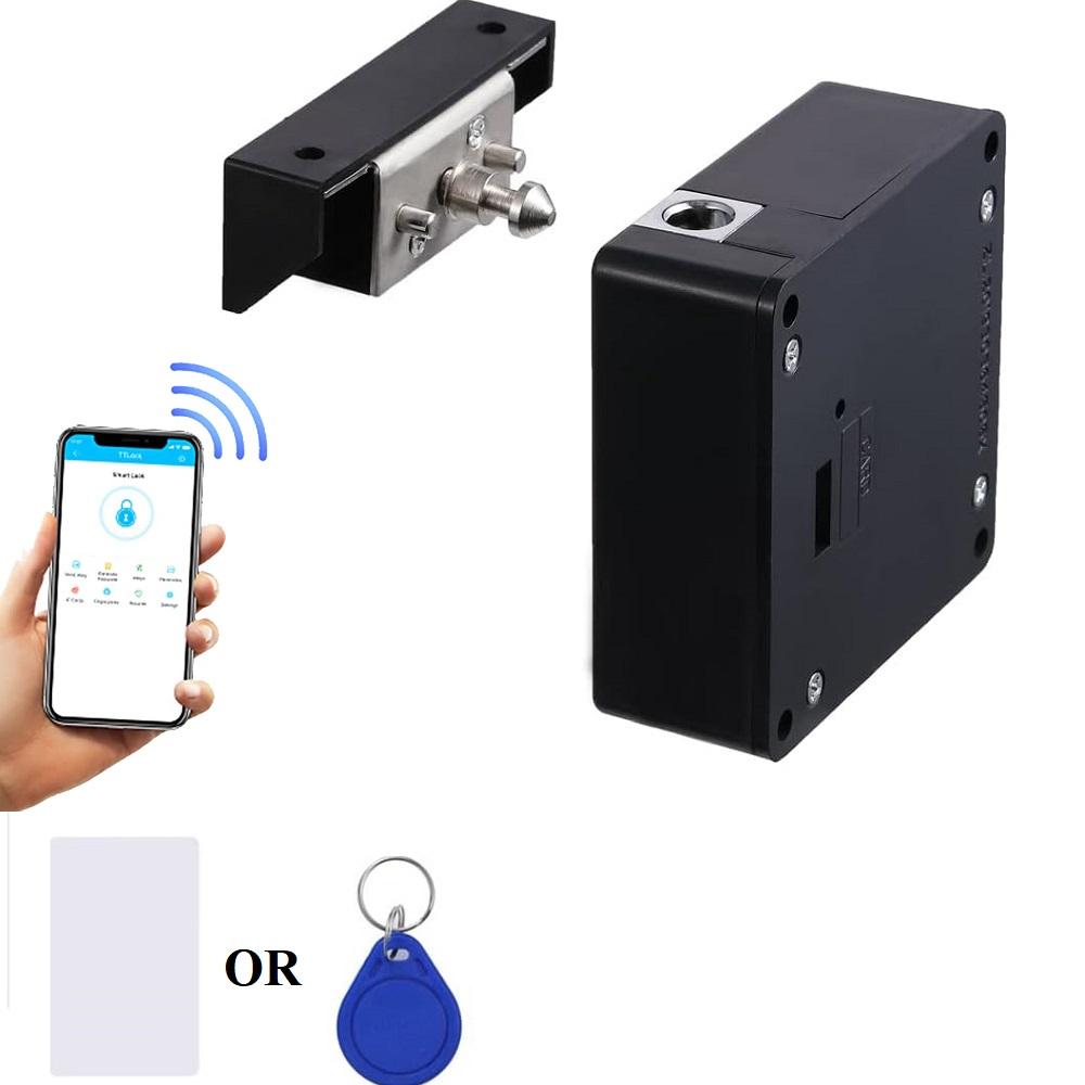Hidden Electronic Furniture Cabinet Lock  TTlock App Control  Rfid M1 Card Smart Drawer Locker Lock for Office Cabinet