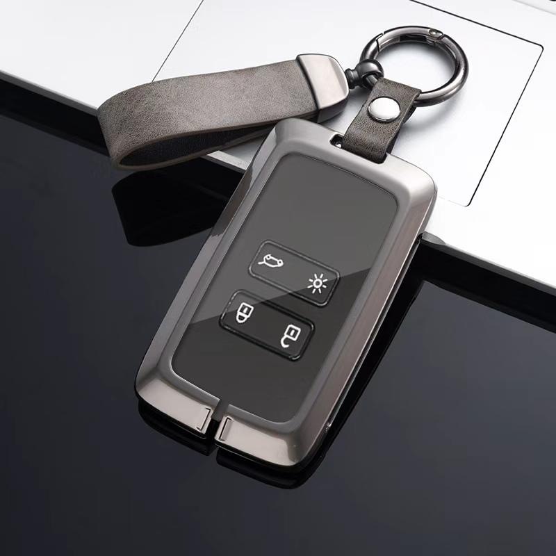 Car Key Case Cover For Renault Koleos Kadjar Captur Megane Talisman Espace Clio Zoe Scenic 4 Arkana Dacia Sandero Auto Key Bag