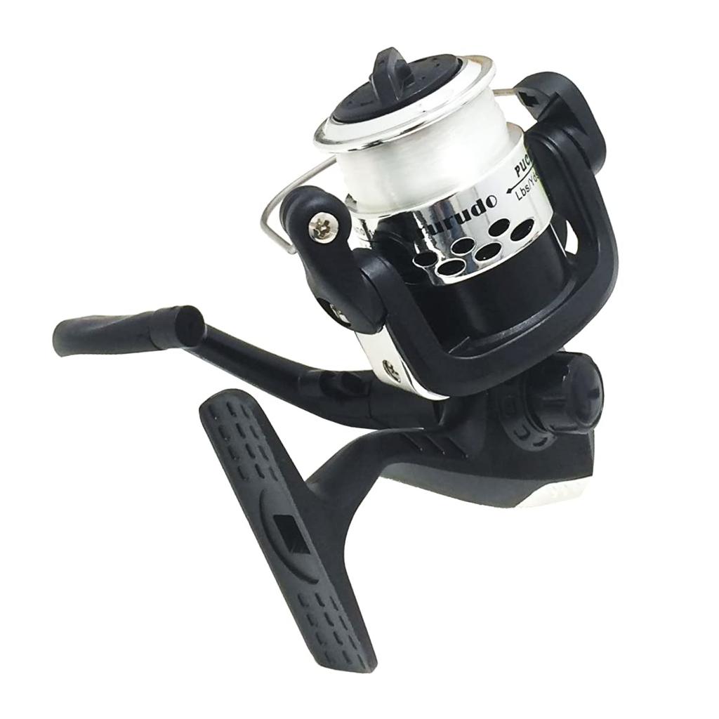 Orurudo Fishing Tackle puchi200 Spinning Reel, 150g, 6.5kg Drag, Ideal for Family Fishing, Sabiki Fishing, and Casual Casting, Includes Convenient