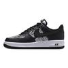 Nike Air Force 1 Dotted Ink Splatter, Dark Shadow Line Slip Resistant Low Top Skateboard Shoes Unisex Black Gray DV0788-001(Team366-)