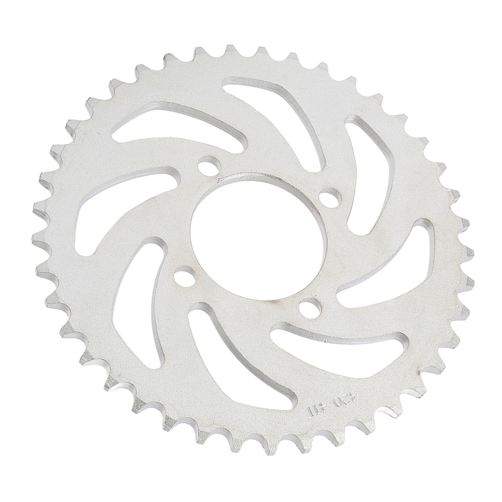 420 41T Задняя Звездочка Сталь Устойчивость к Коррозии Задняя Звездочка Цепи для Самодельного Карта, Квадроцикла, Легкого Мотоцикла