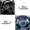 Car Steering Wheel Shift Paddle Extension Shifters Dsg Gear Stickers For Skoda Octavia A5 Mk2 1Z Vrs Combi Rs Superb 2009-2012